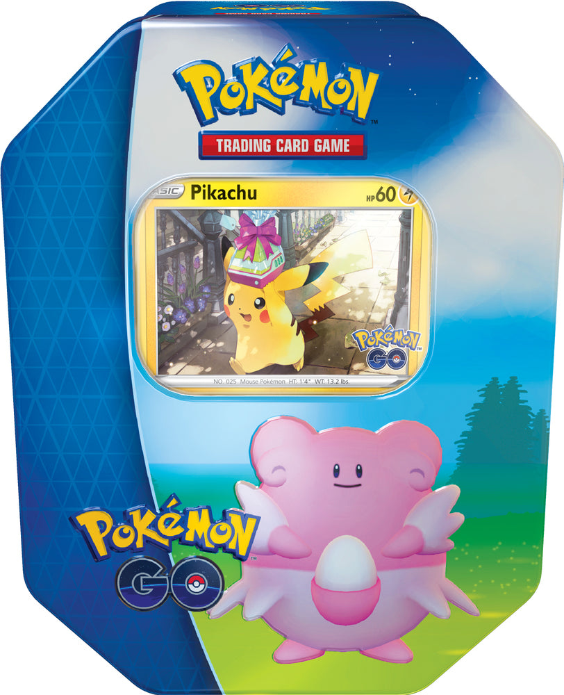 Pokemon Tin Gift GO asst