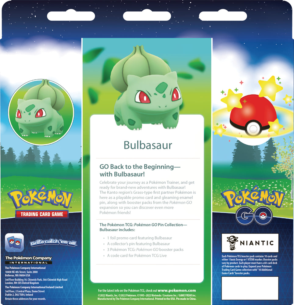 Pokemon Pin Collection GO asst