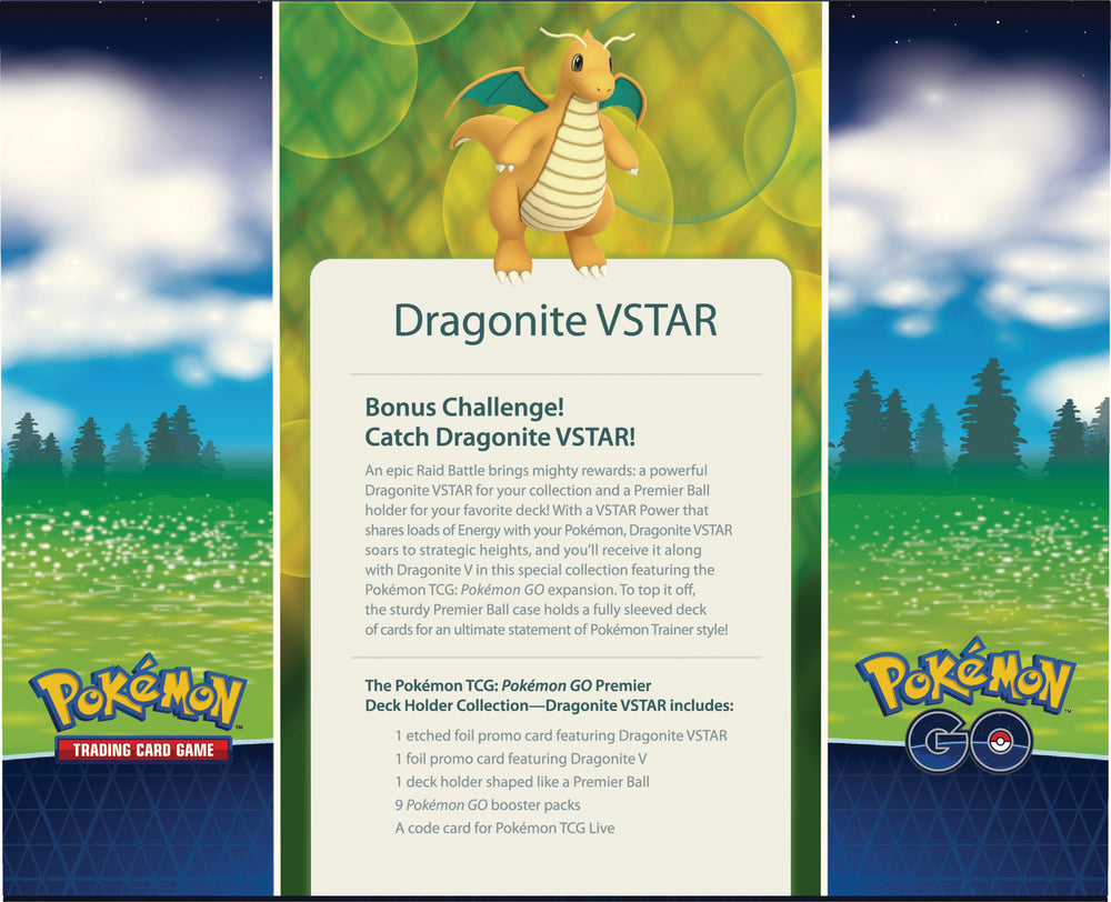 Pokémon GO VSTAR Box: Dragonite - Premier Deck Holder Collection