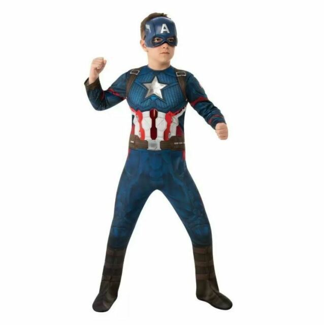 Captain America dragt str. 3-4 år