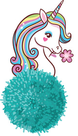 Pom Pom Art Unicorn 3 stk.