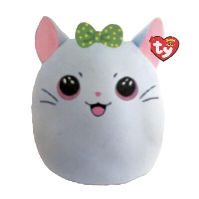 Ty Squishy Beanies Kirra kat med sløjfe  squish 35 cm