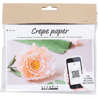 Crepepapir Mini DIY Kit Pæon