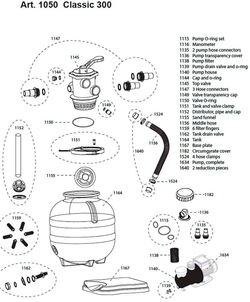 Filtersystem 250W