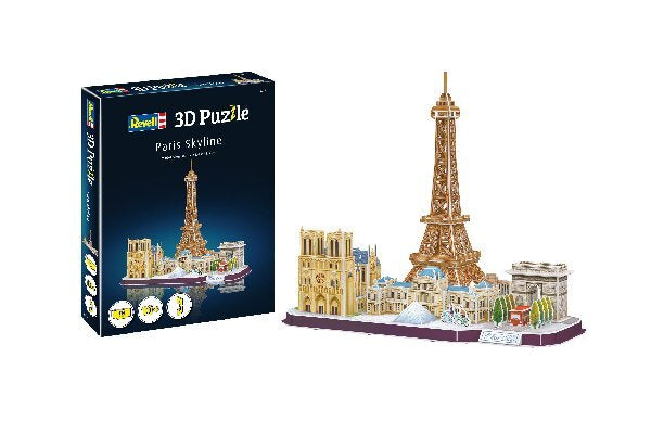 3D Puslespil Paris Skyline