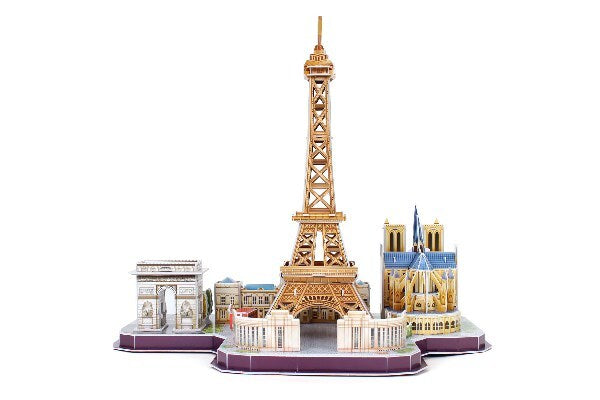 3D Puslespil Paris Skyline