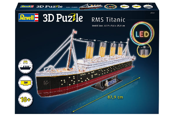3D Puslespil RMS Titanic LED