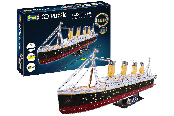 3D Puslespil RMS Titanic LED