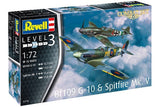 1:72 Combat Set Bf109G-10 & Spitfire Mk.V