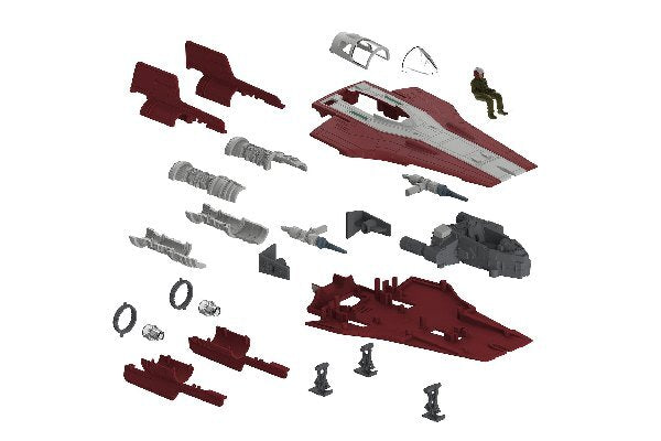 Resistance A-wing Fighter rød