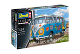 VW T1 Samba Bus Flower Power