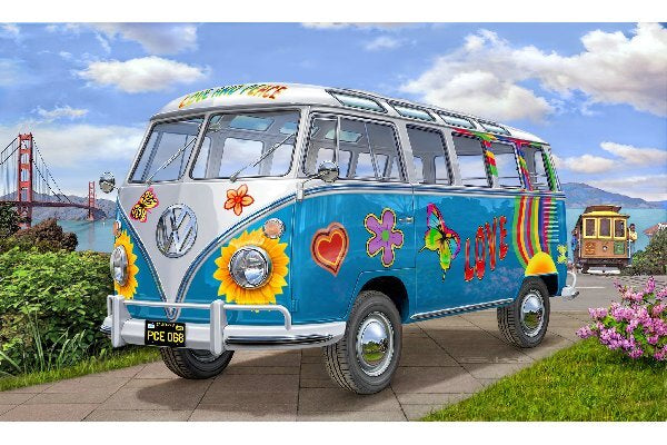 VW T1 Samba Bus Flower Power