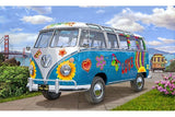 VW T1 Samba Bus Flower Power