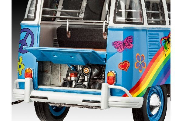 VW T1 Samba Bus Flower Power
