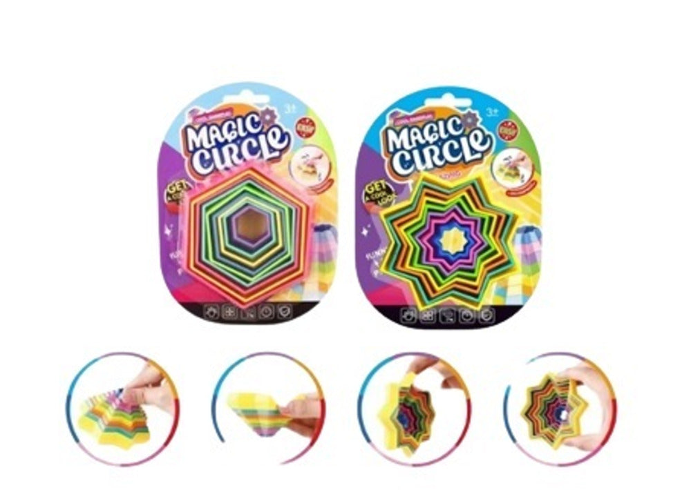 Magic Circle 3D Fidget 9 cm ass