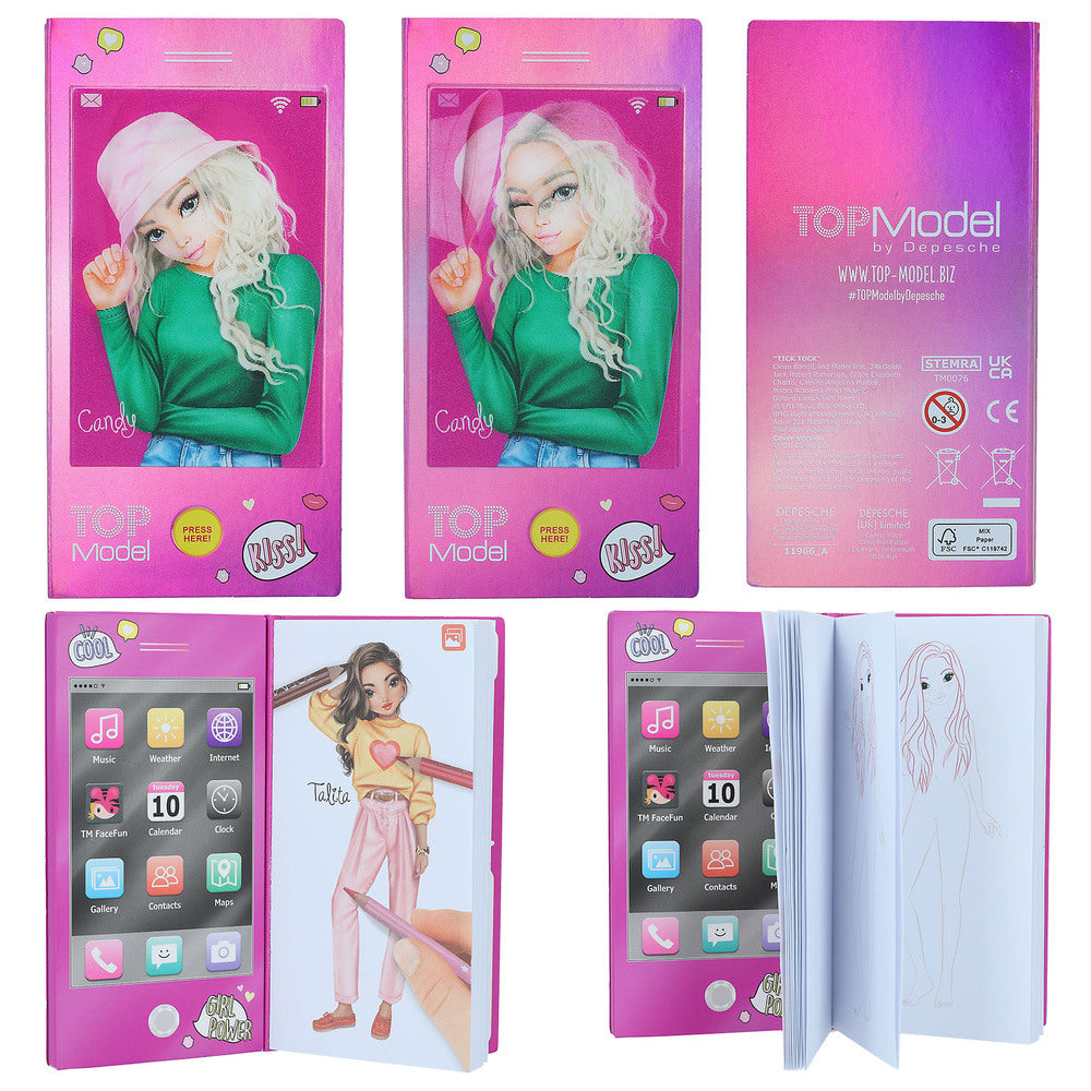 TOPModel 3d mobilbog m/lyd - ASST