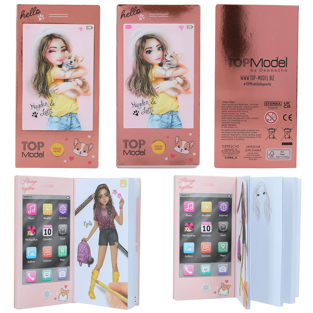 TOPModel 3d mobilbog m/lyd - ASST