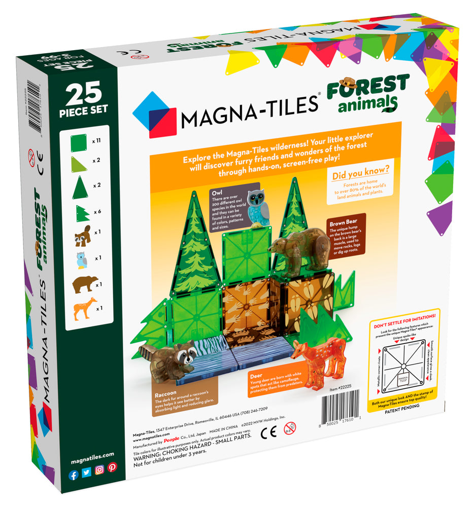 MAGNA-TILES Forest Animals 25 stk