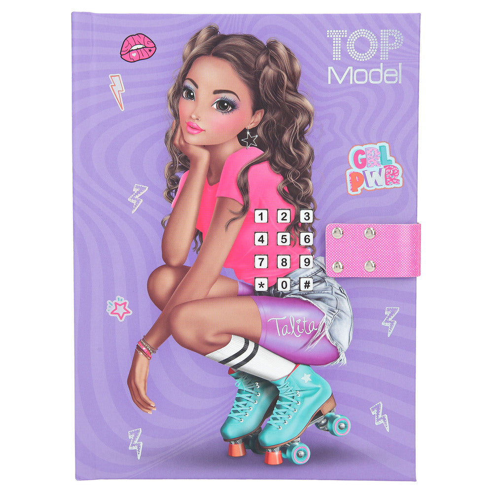 TOPModel Dagbog m/kode & musik
