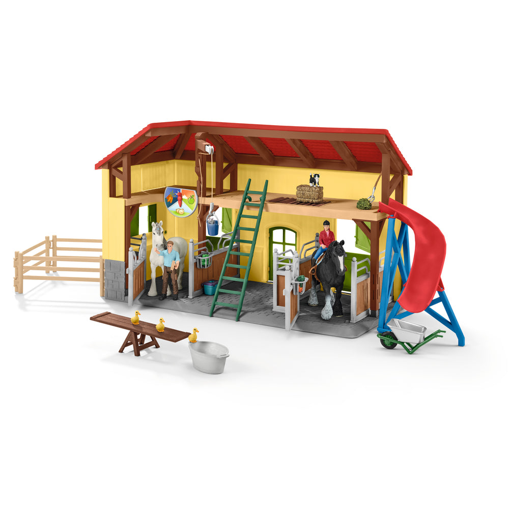 schleich Hestestald