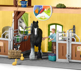 schleich Hestestald