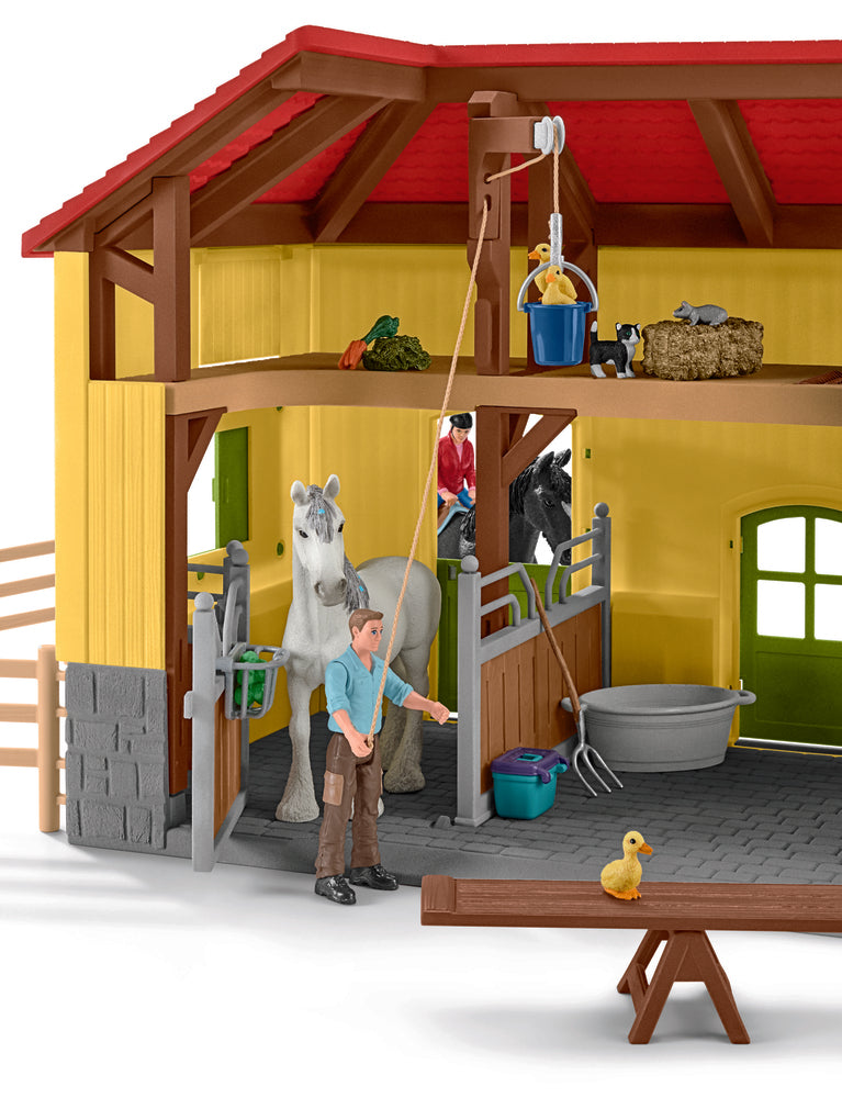 schleich Hestestald