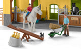 schleich Hestestald
