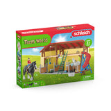 schleich Hestestald