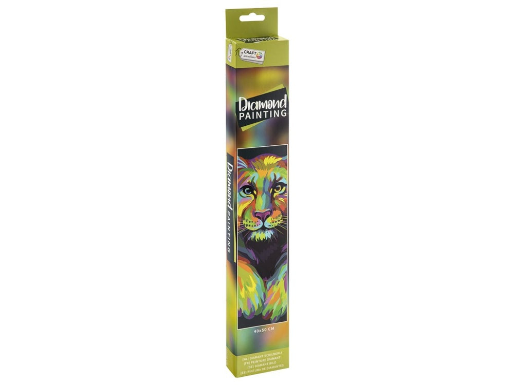 Diamond art - Panter, 40 x 50 cm