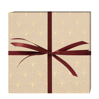 Gavepapir Golden prismemotiv pudder baggrund 38 cm x 150 m