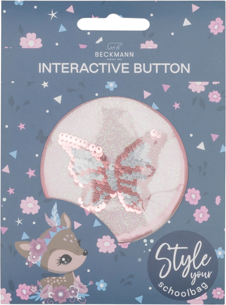 Button Beckmann Butterfly Sequins Tilbehør