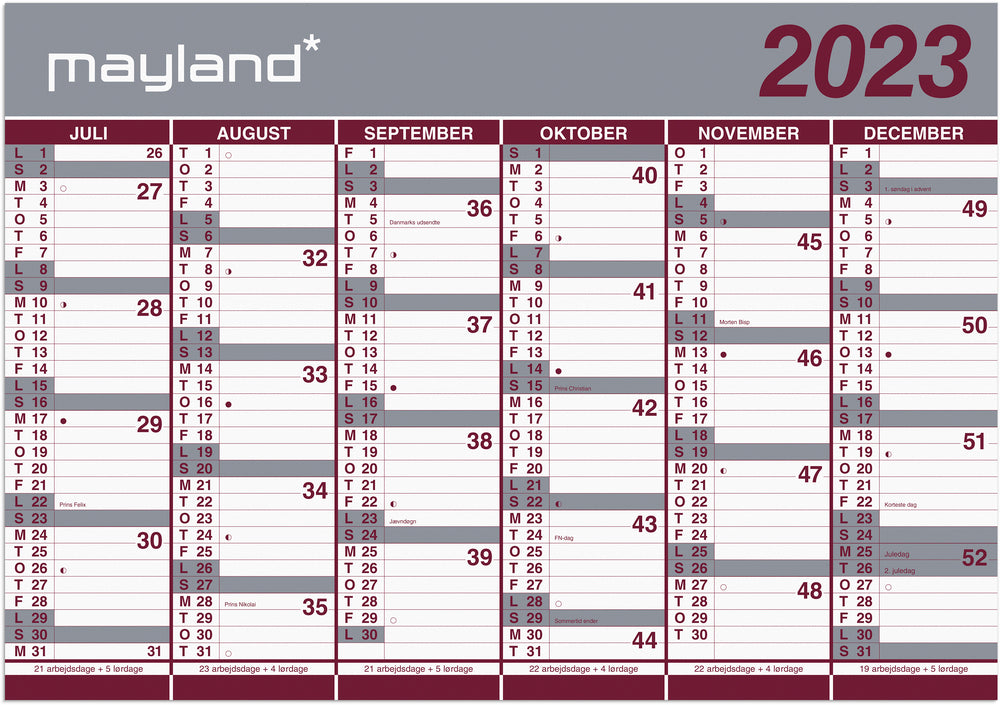 Mayland 23/24 2x6 måned