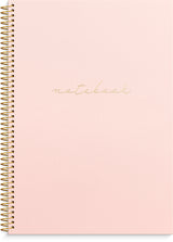 Notesbog A4 pink KARTON 160 linjeret sider