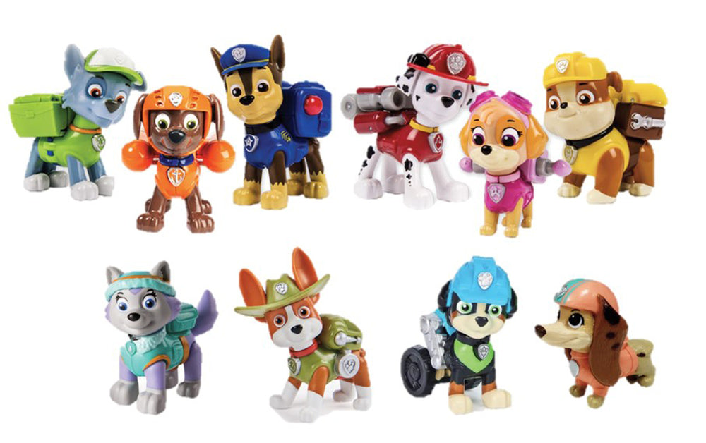 Paw Patrol 10-pak figurer