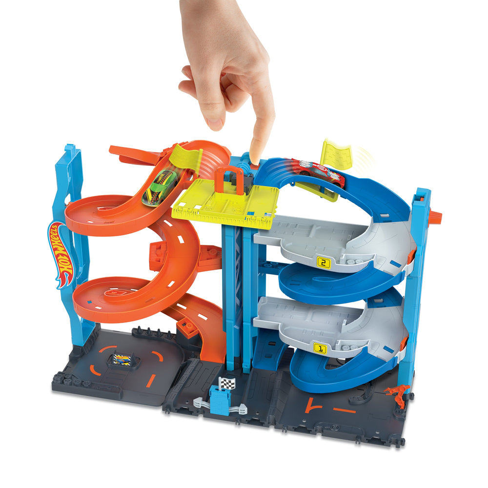 Hot Wheels City Transforming Race Tower