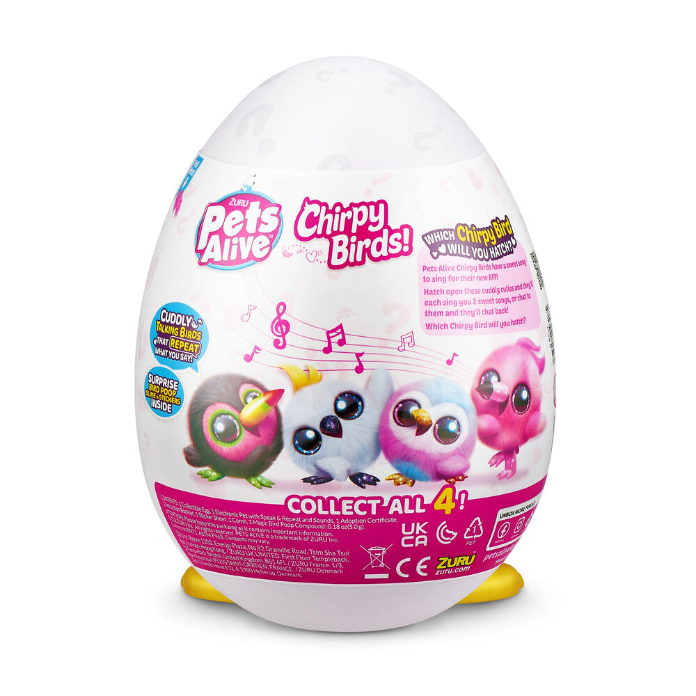 Pets Alive Chirpy Birds asst