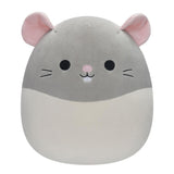 Squishmallows 30 cm Grå & Hvid Rotte
