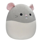 Squishmallows 30 cm Grå & Hvid Rotte