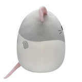 Squishmallows 30 cm Grå & Hvid Rotte