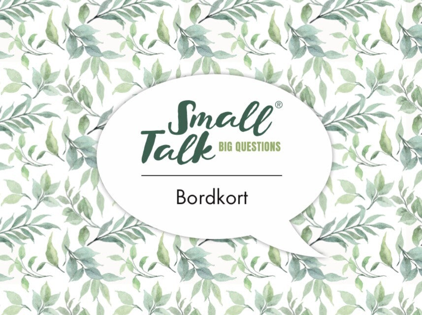 Small Talk - Big Questions BORDKORT