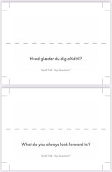 Small Talk - Big Questions BORDKORT