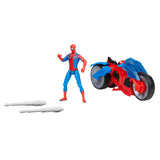 Spiderman køretøj og figur 10 cm