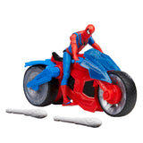 Spiderman køretøj og figur 10 cm