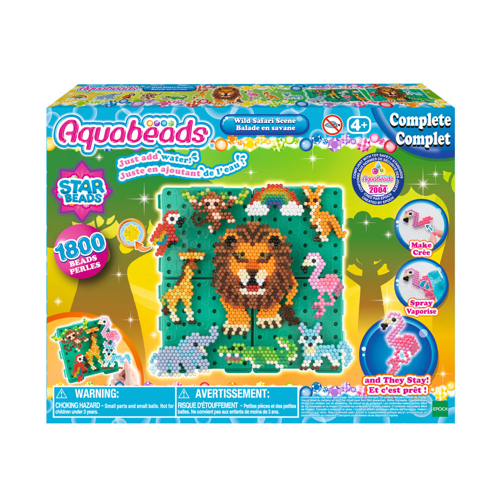 Aquabeads vild safari sæt