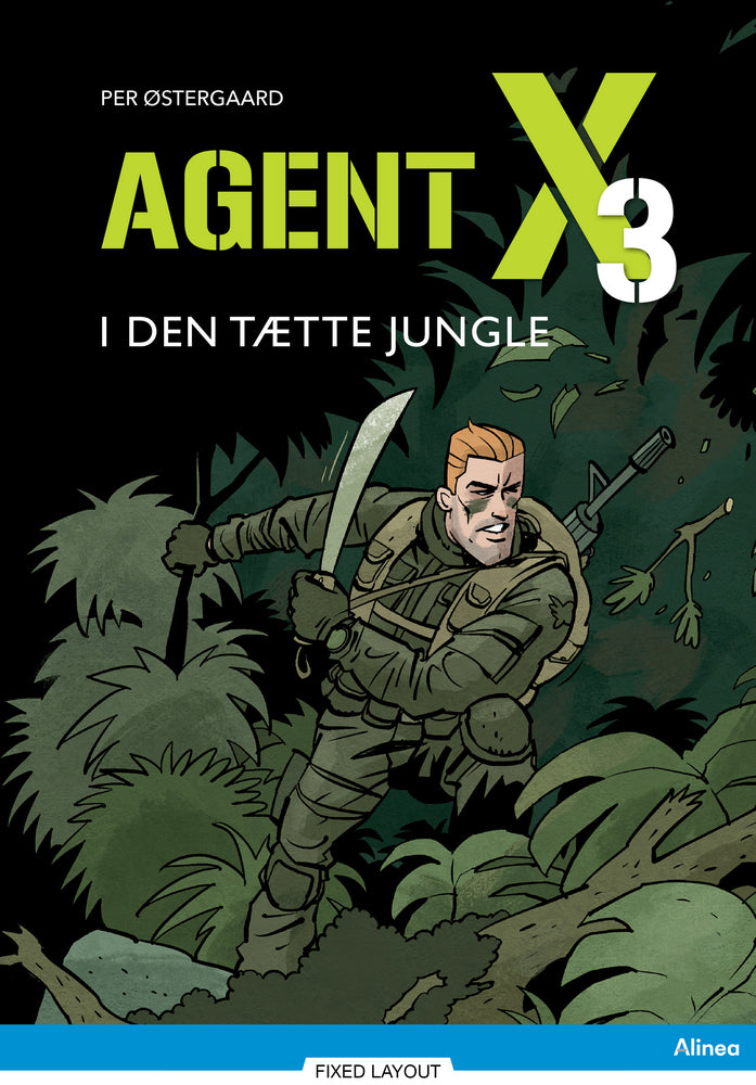 Agent X3 I den tætte jungle, Blå Læseklub