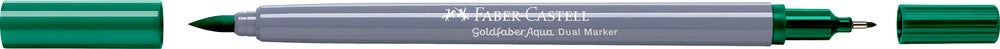 Tusser dobbelt Goldfaber Aqua dark green 264