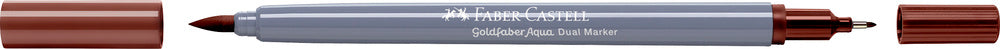 Tusser dobbelt Goldfaber Aqua burnt siena 283