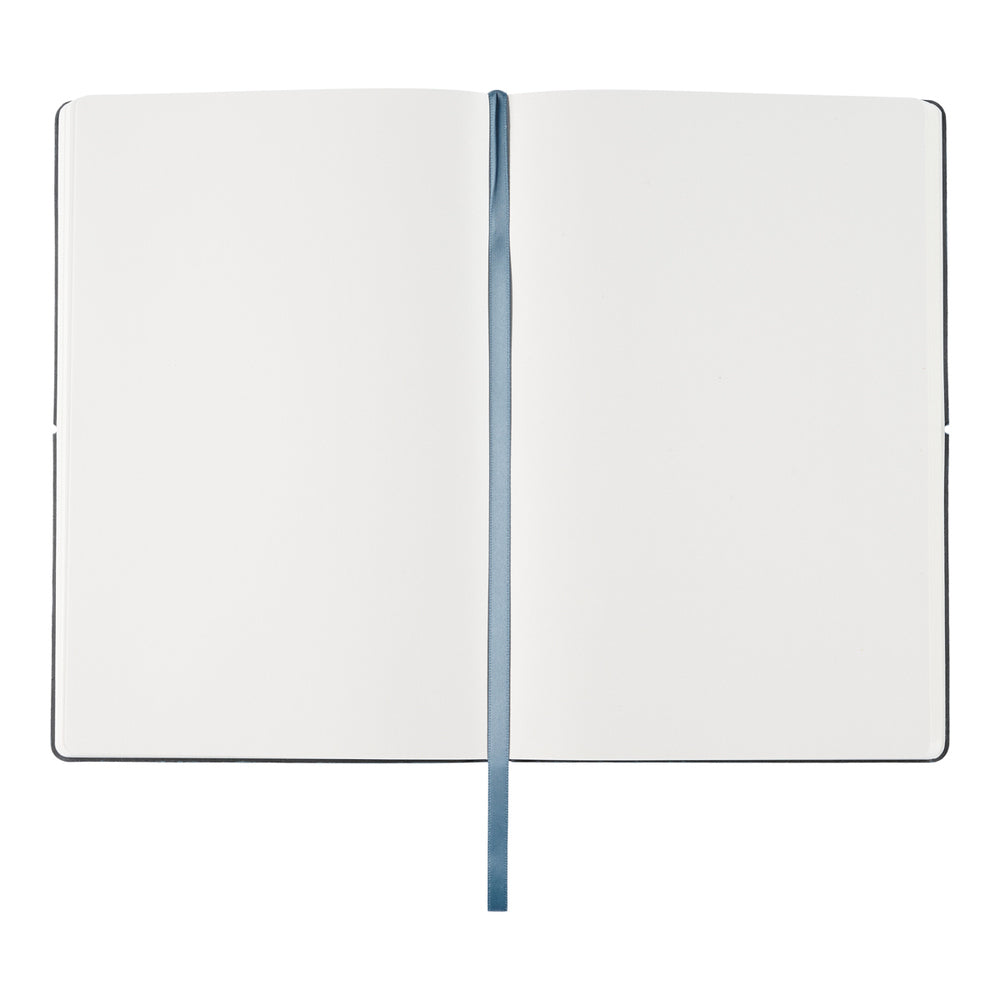 Notesbog A5 PU 96 blanke m/elastik