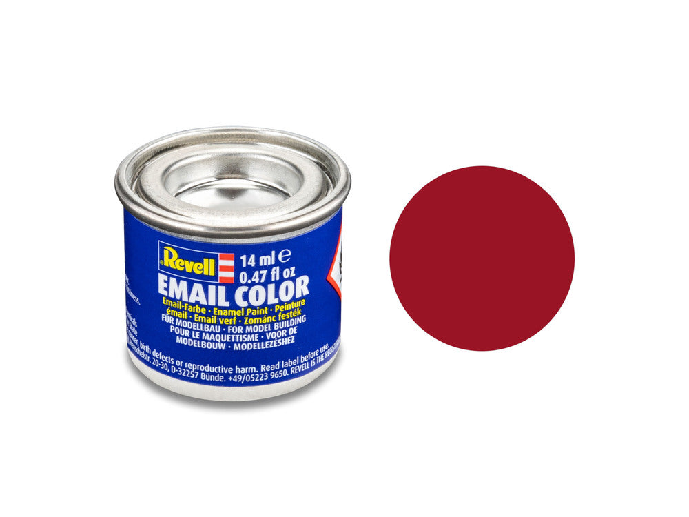 Enamel 14 ml. carmine red, mat