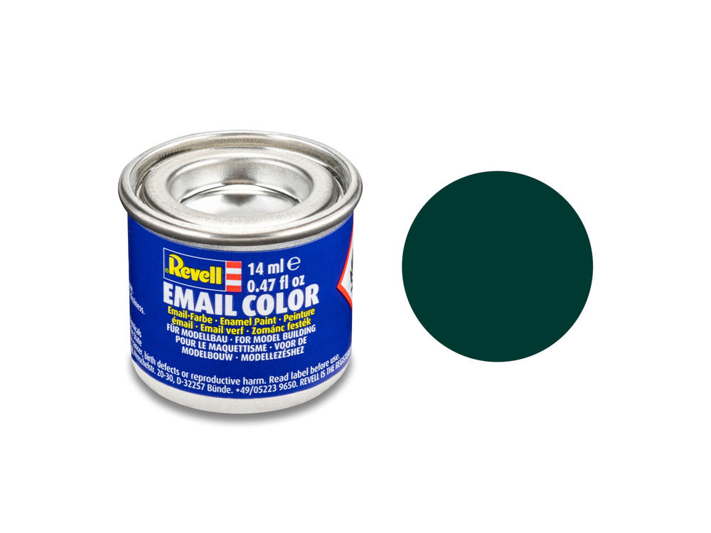 Enamel 14 ml. black-green mat